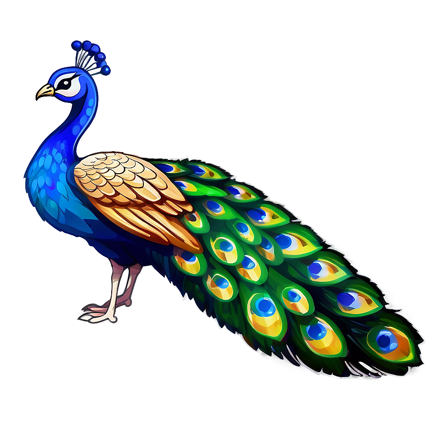 Cartoon Peacock Image Png 06232024