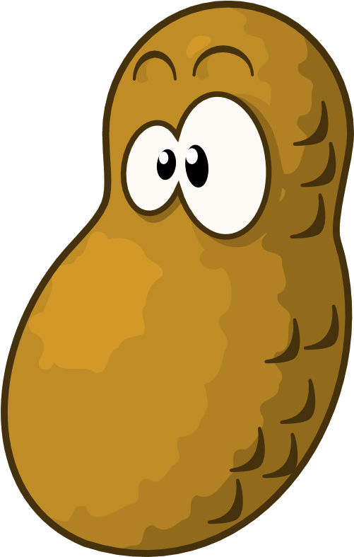 Cartoon Peanut Character