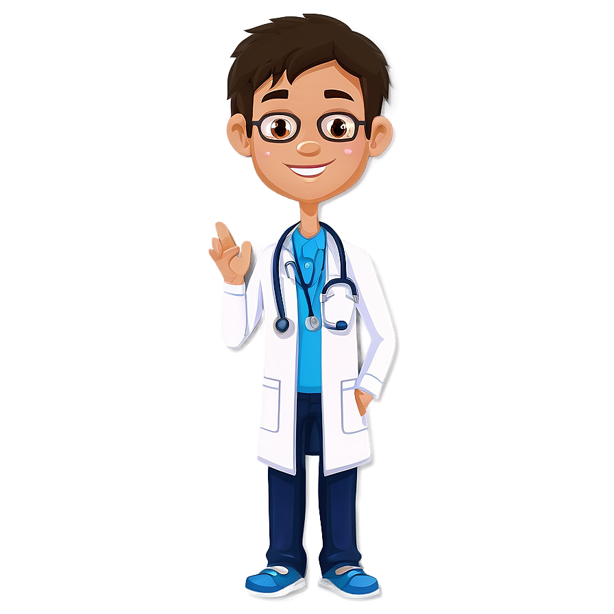 Cartoon Pediatrician Doctor Png 06262024