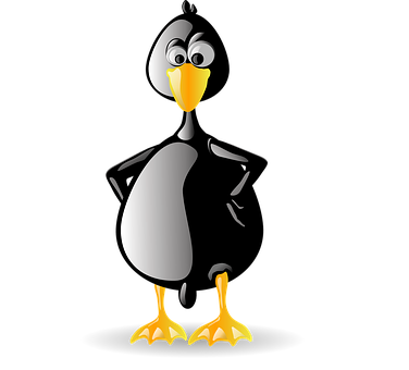 Cartoon Penguin Character