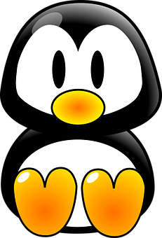 Cartoon Penguin Graphic