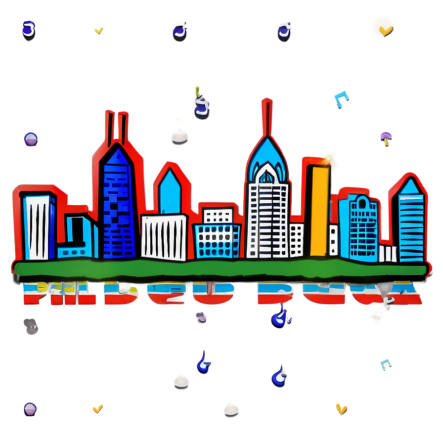 Cartoon Philadelphia Skyline Png 14