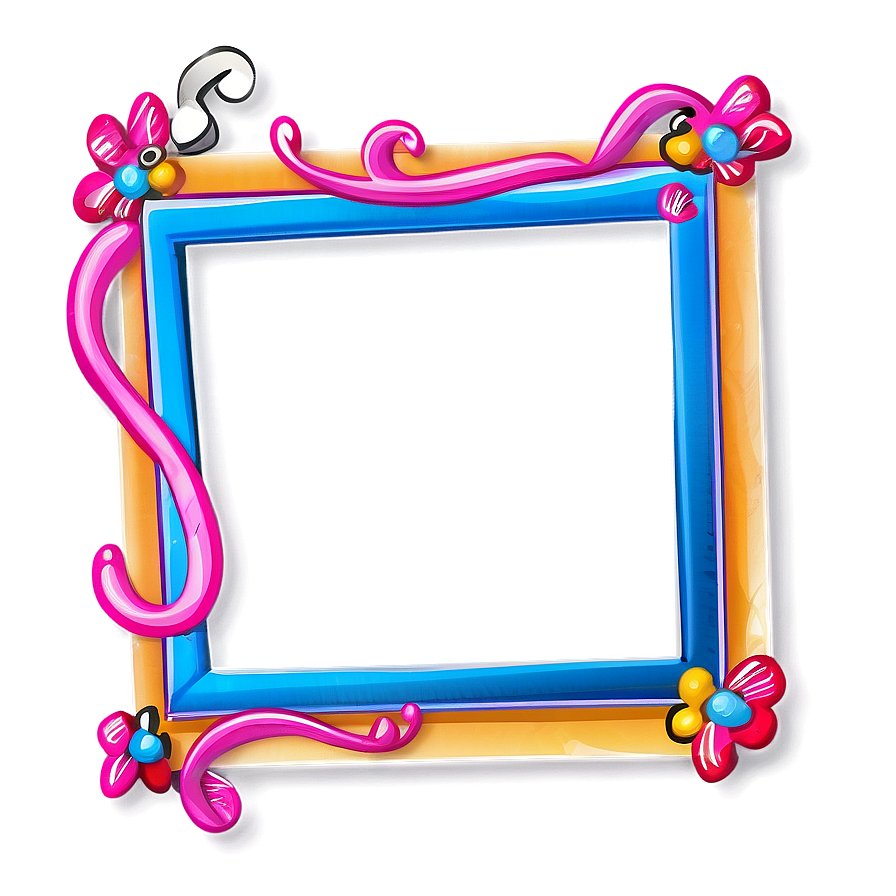 Cartoon Photo Frame Png 05252024