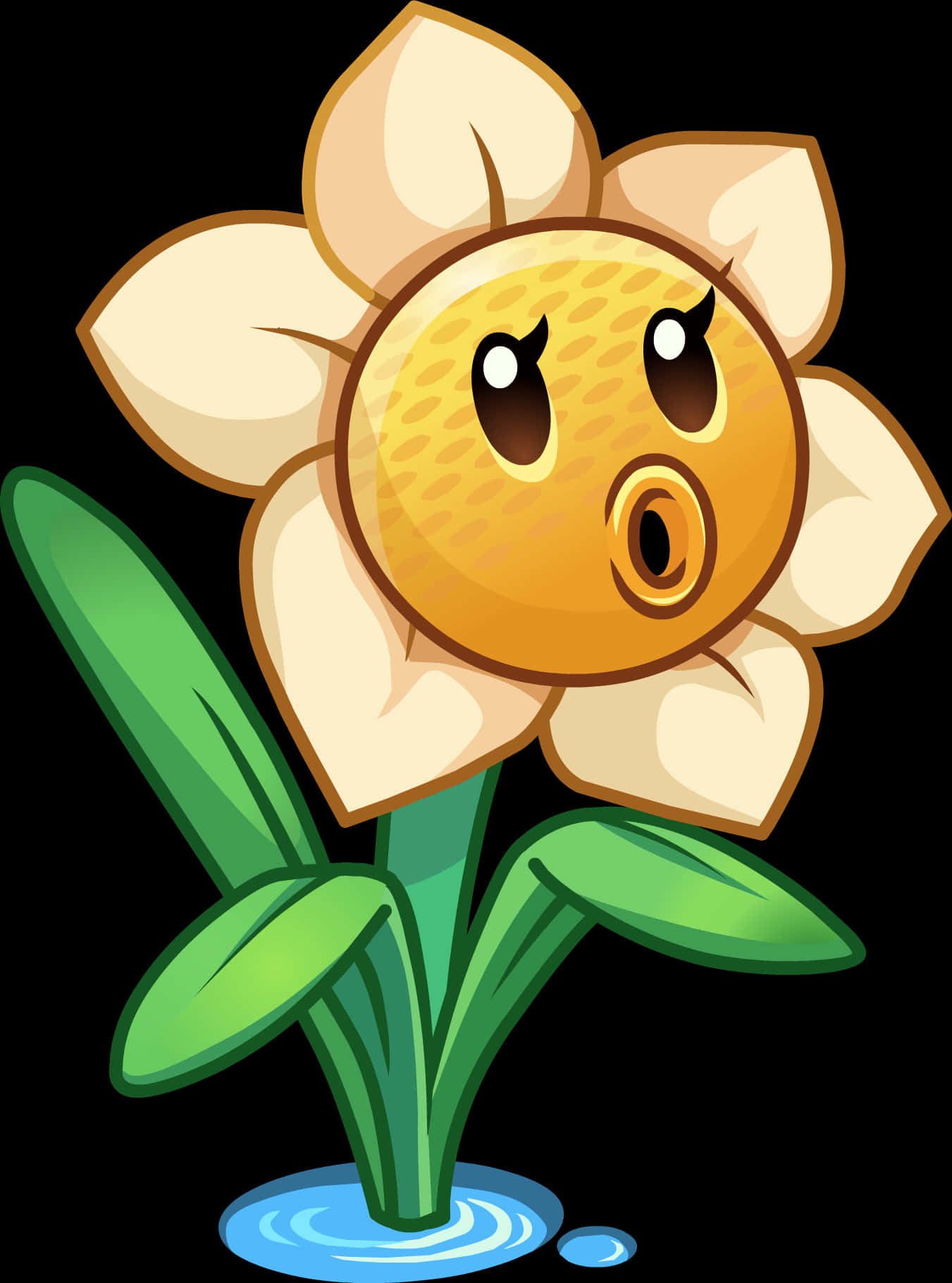 Cartoon Pig Nose Flower Character