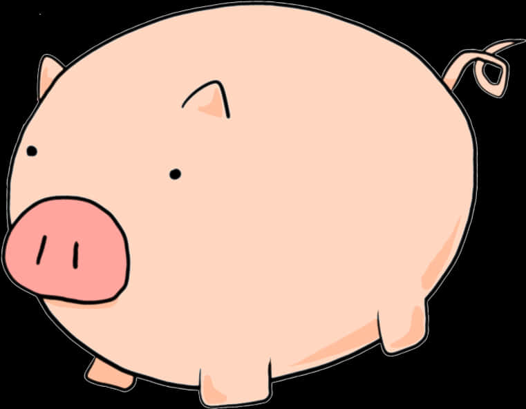 Cartoon Pig Side View.png