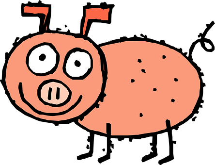 Cartoon Pig Sketch