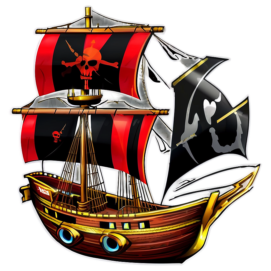 Cartoon Pirate Ships Png Uqx