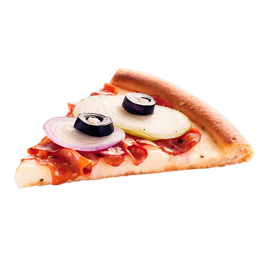 Cartoon Pizza With Onion Png Gqy33