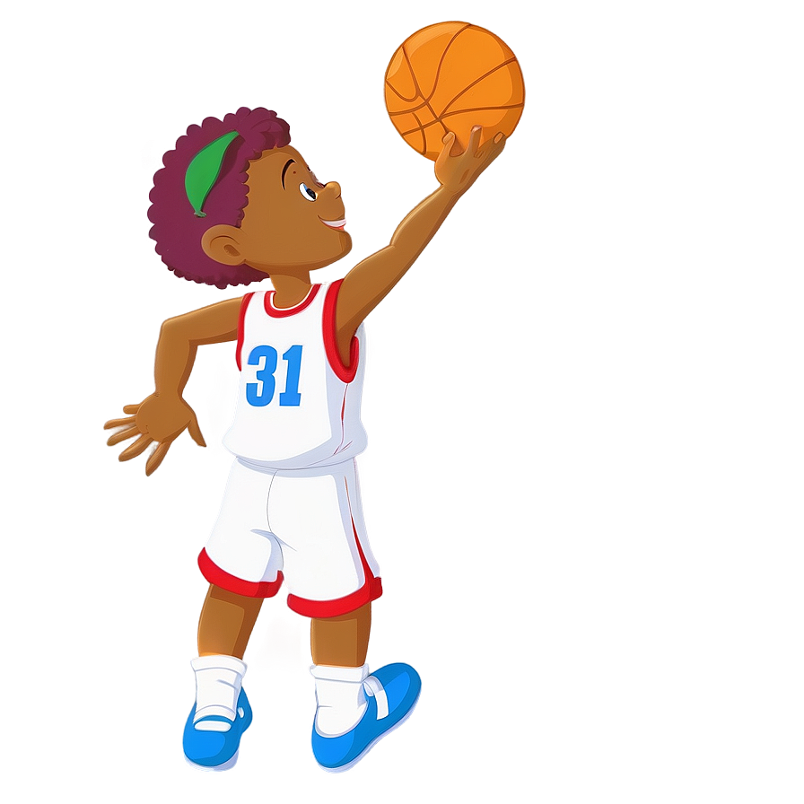 Cartoon Playing Basketball Png Pwf