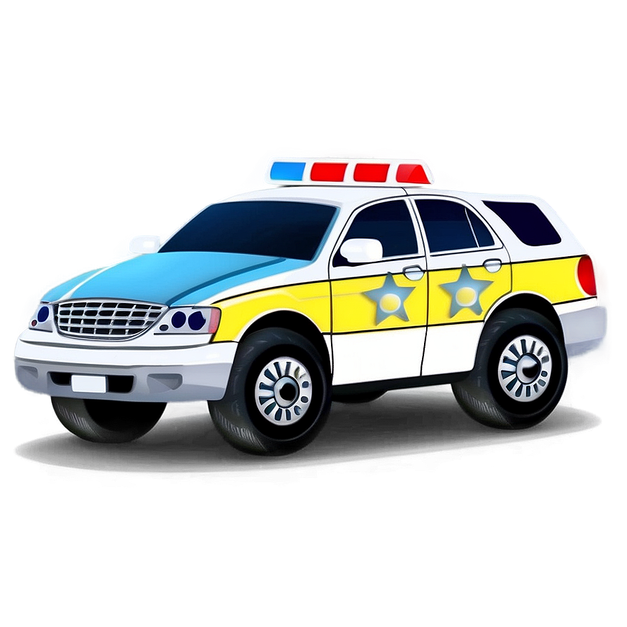 Cartoon Police Car Png 06132024