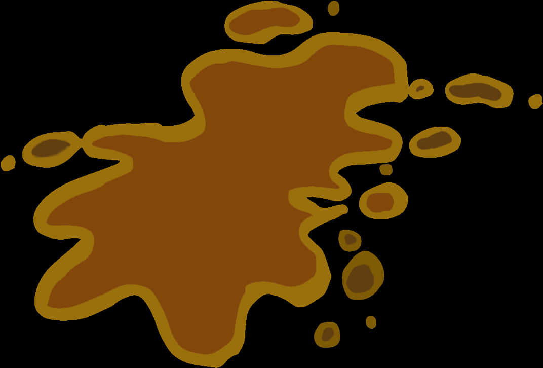 Cartoon Poop Splat