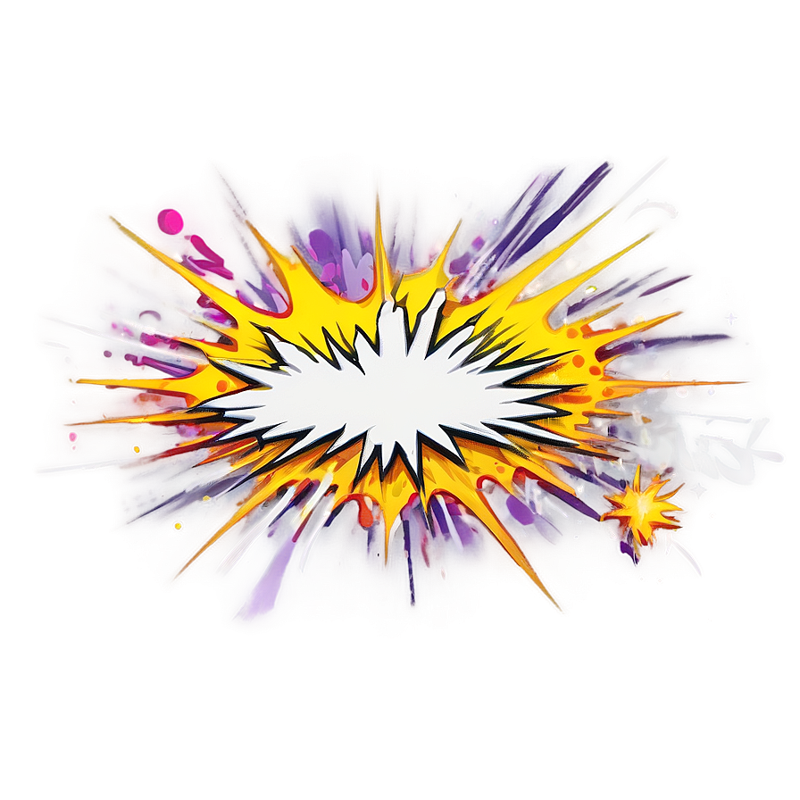 Cartoon Pop Explosion Effect Png Hic19