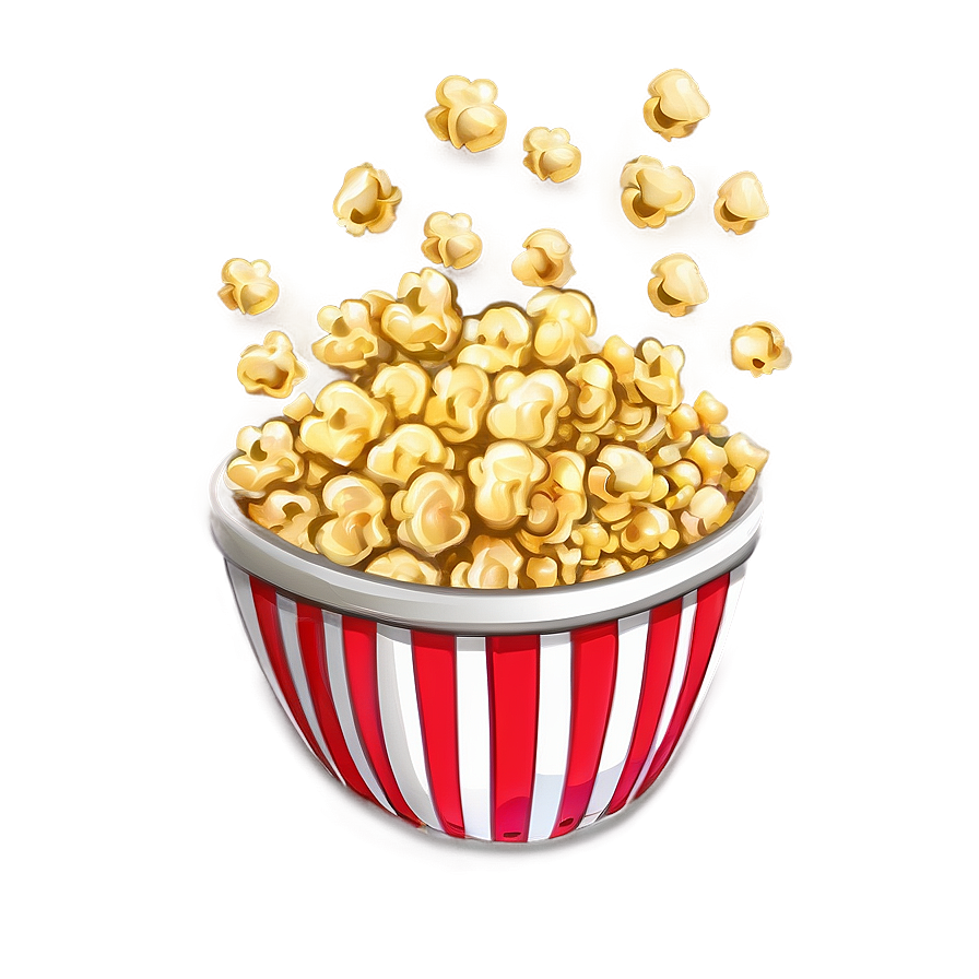 Cartoon Popcorn Kernel Png Htw53