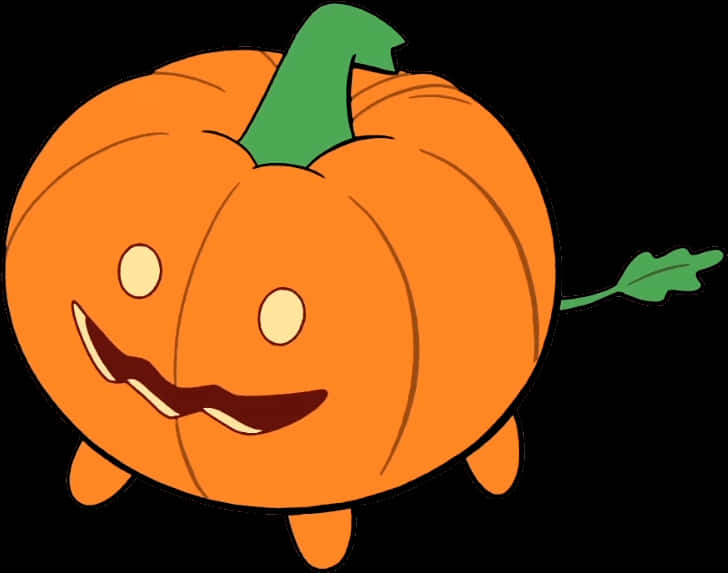 Cartoon Pumpkin Character