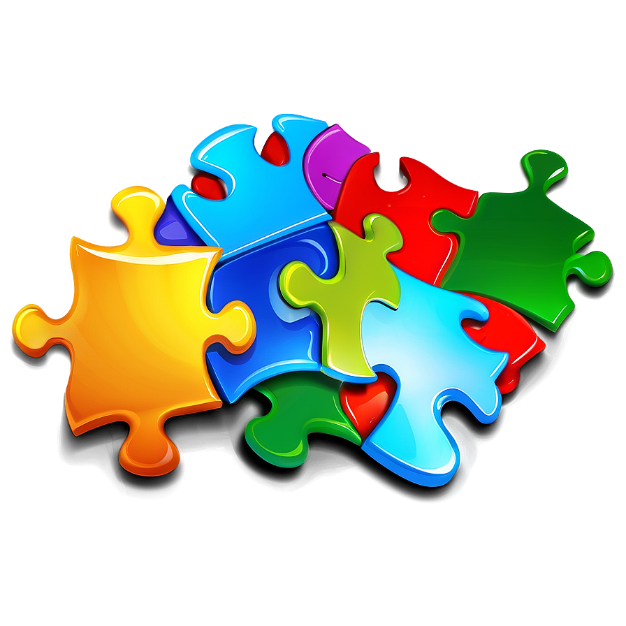 Cartoon Puzzle Pieces Png Kou7