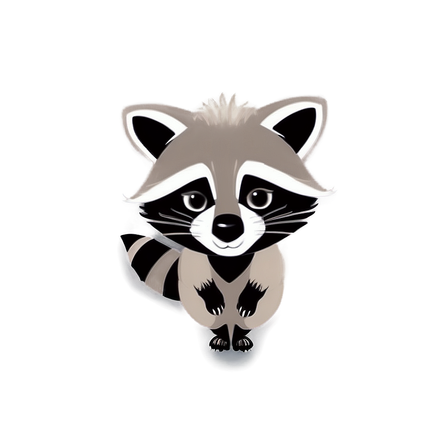 Cartoon Raccoon Character Png Tka20