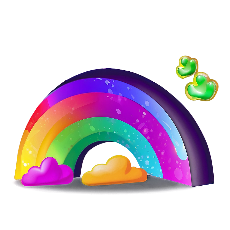 Cartoon Rainbow Emoji Png Qlx75