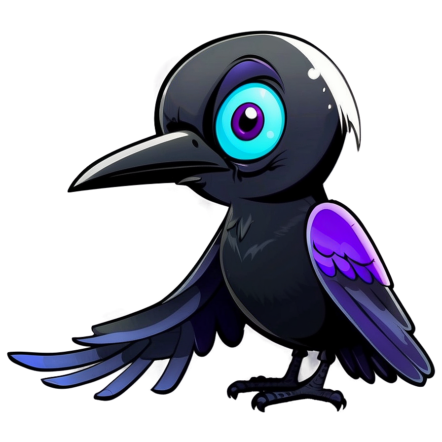 Cartoon Raven Png 05062024