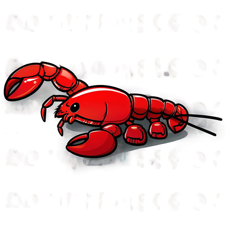 Cartoon Red Lobster Clipart Png Uey