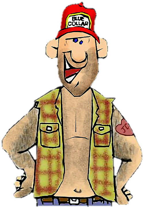 Cartoon Redneck Character