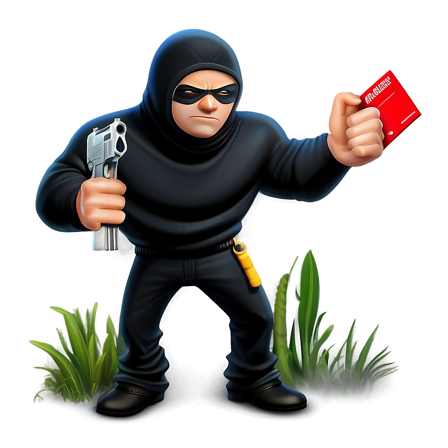 Cartoon Robber Png Xna