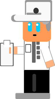 Cartoon Robot Chef Vector