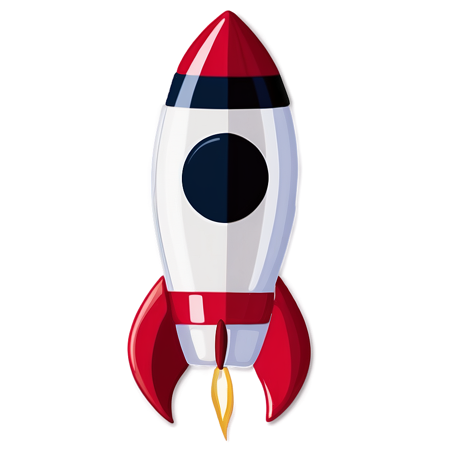 Cartoon Rocket Sticker Png 62