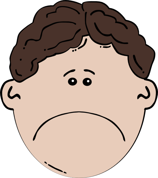 Cartoon Sad Expression