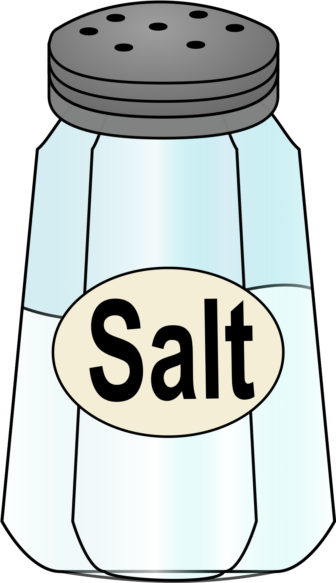 Cartoon Salt Shaker Graphic