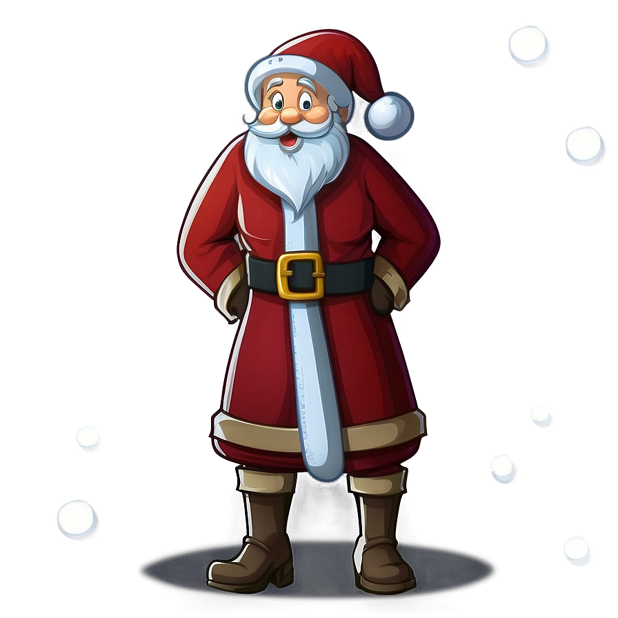 Cartoon Santa Coat Png Aka