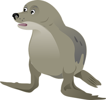 Cartoon Seal Illustration