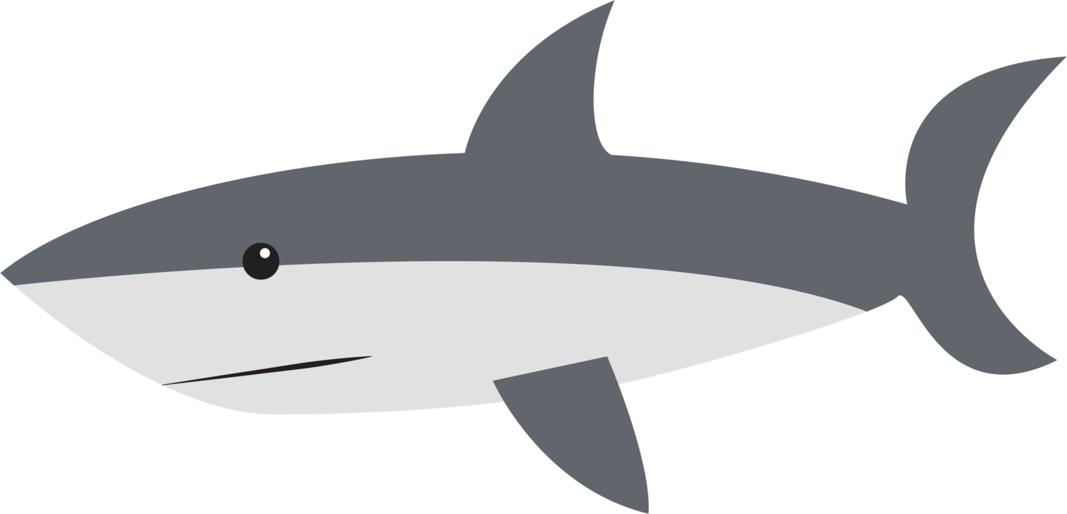 Cartoon Shark Side View