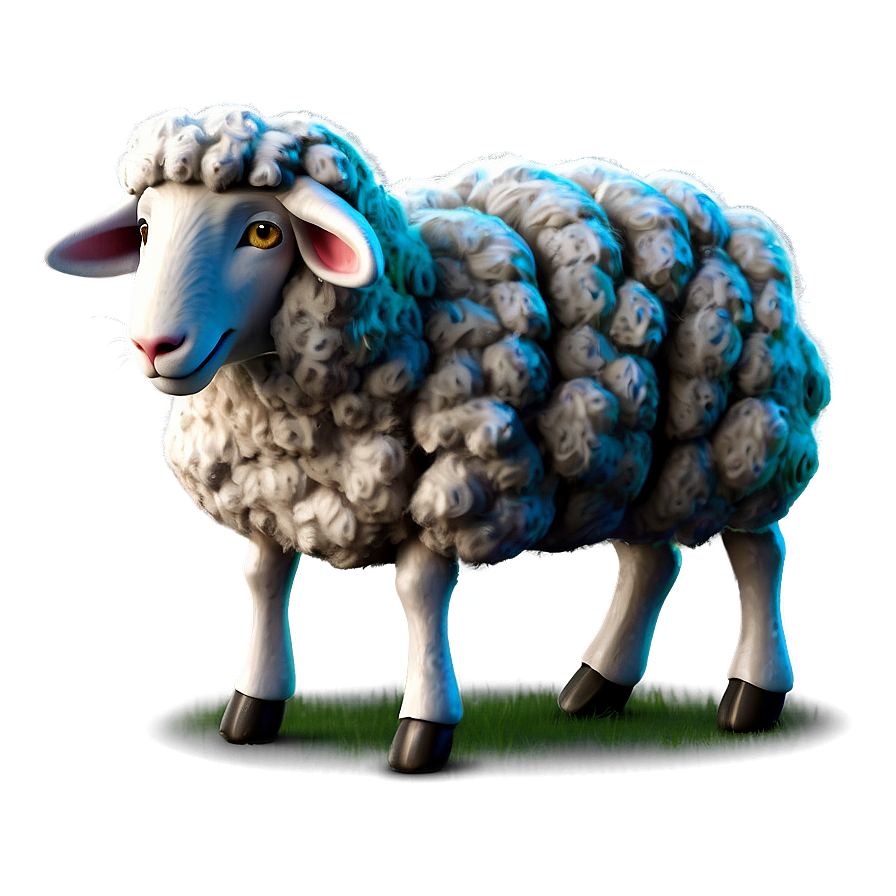 Cartoon Sheep C