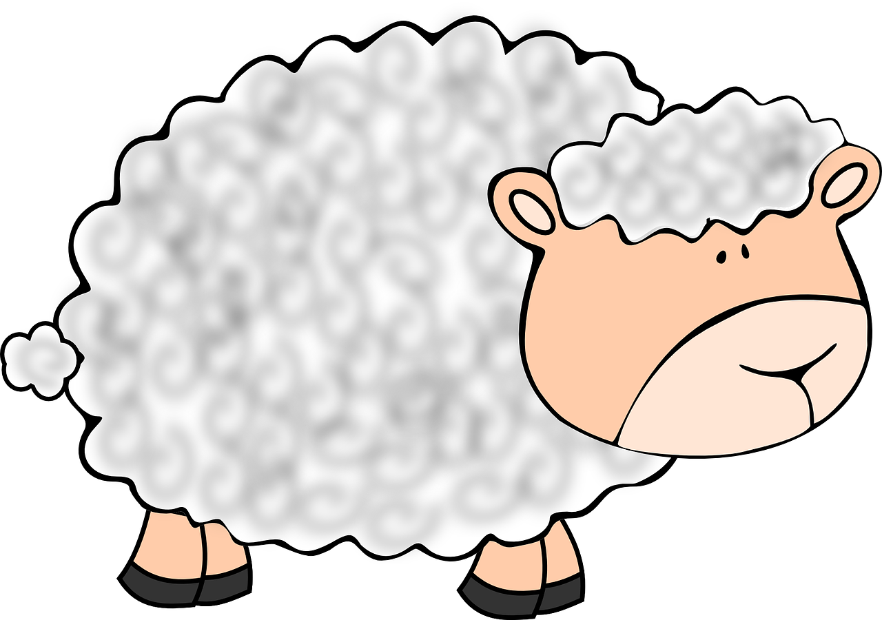 Cartoon Sheep Illustration