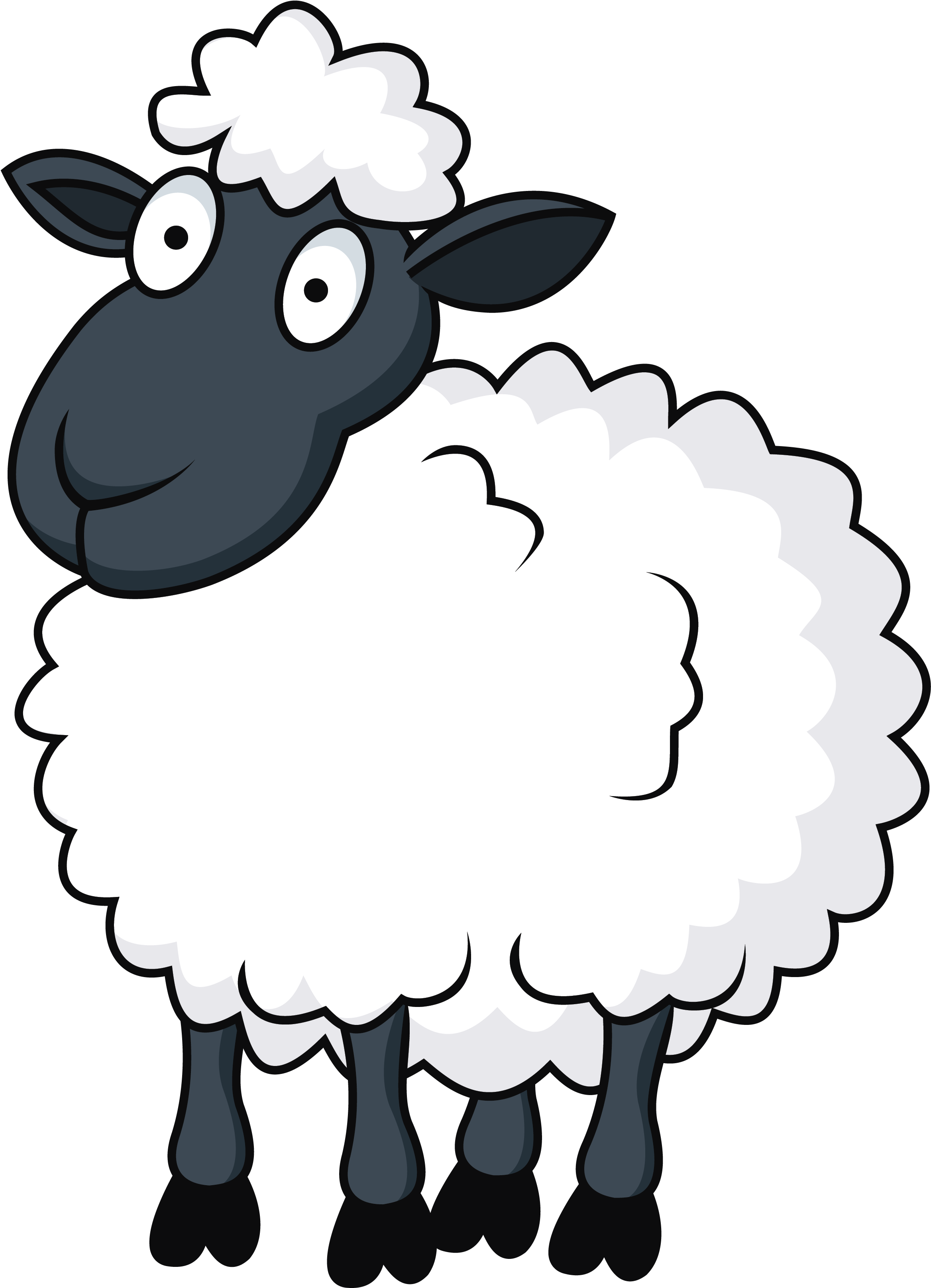 Cartoon Sheep Illustration