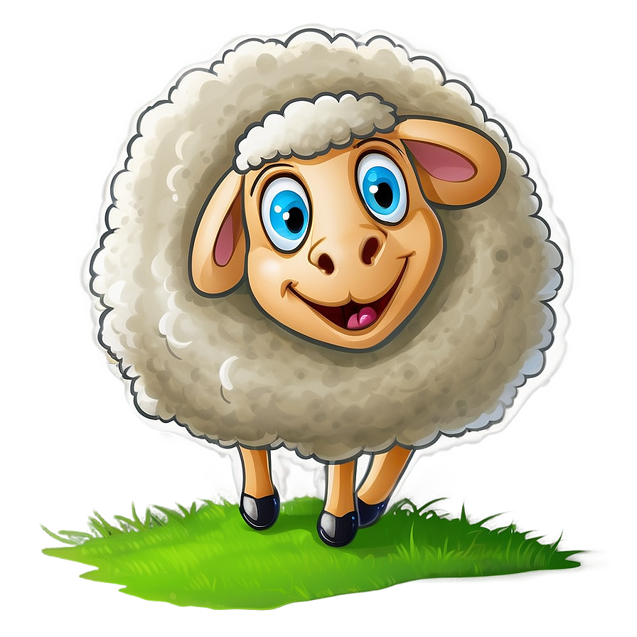 Cartoon Sheep Jumping Png Nke64