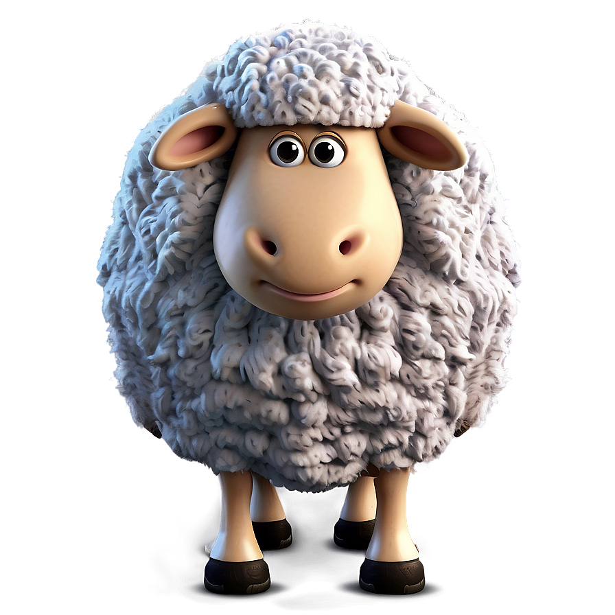 Cartoon Sheep With Hat Png 14