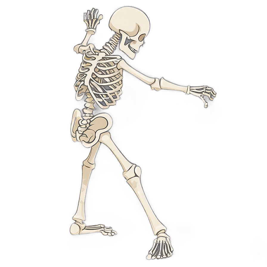 Cartoon Skeleton Dance Png Nim