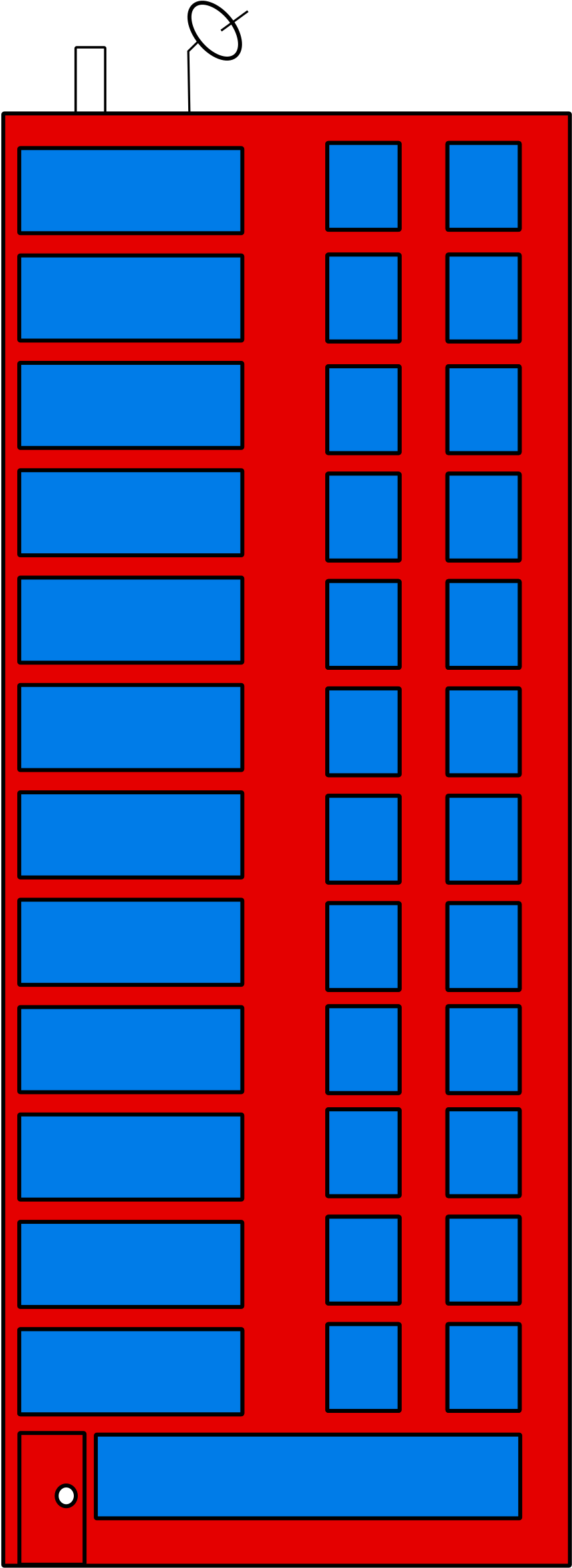 Cartoon Skyscraper Design