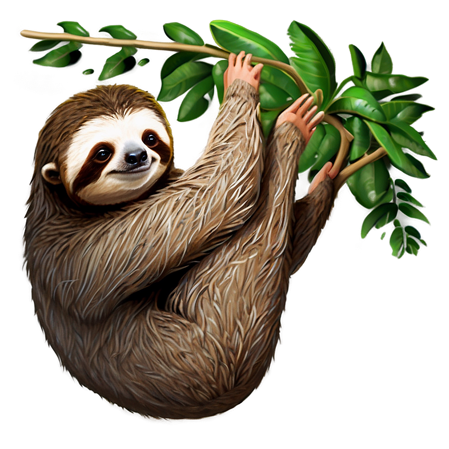 Cartoon Sloth Png Hgk69