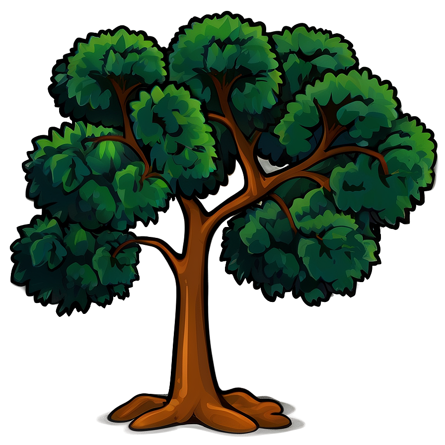 Cartoon Small Tree Png 6