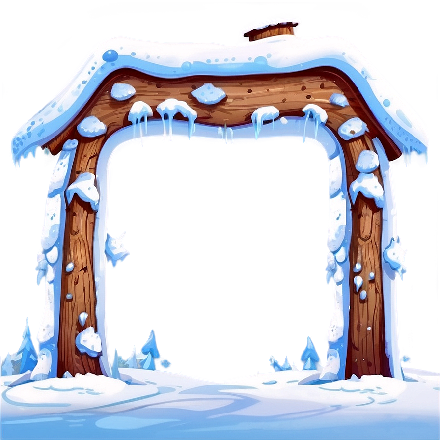 Cartoon Snow World Png 05062024