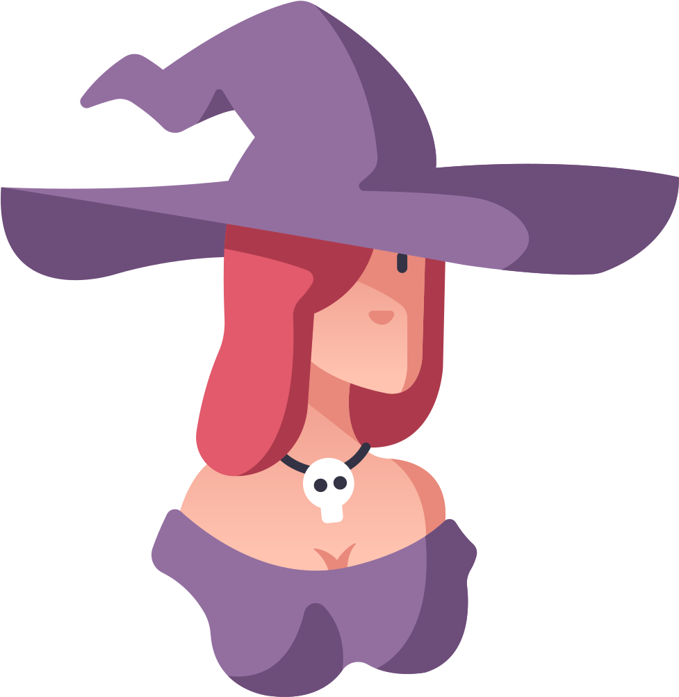 Cartoon Sorceress Portrait