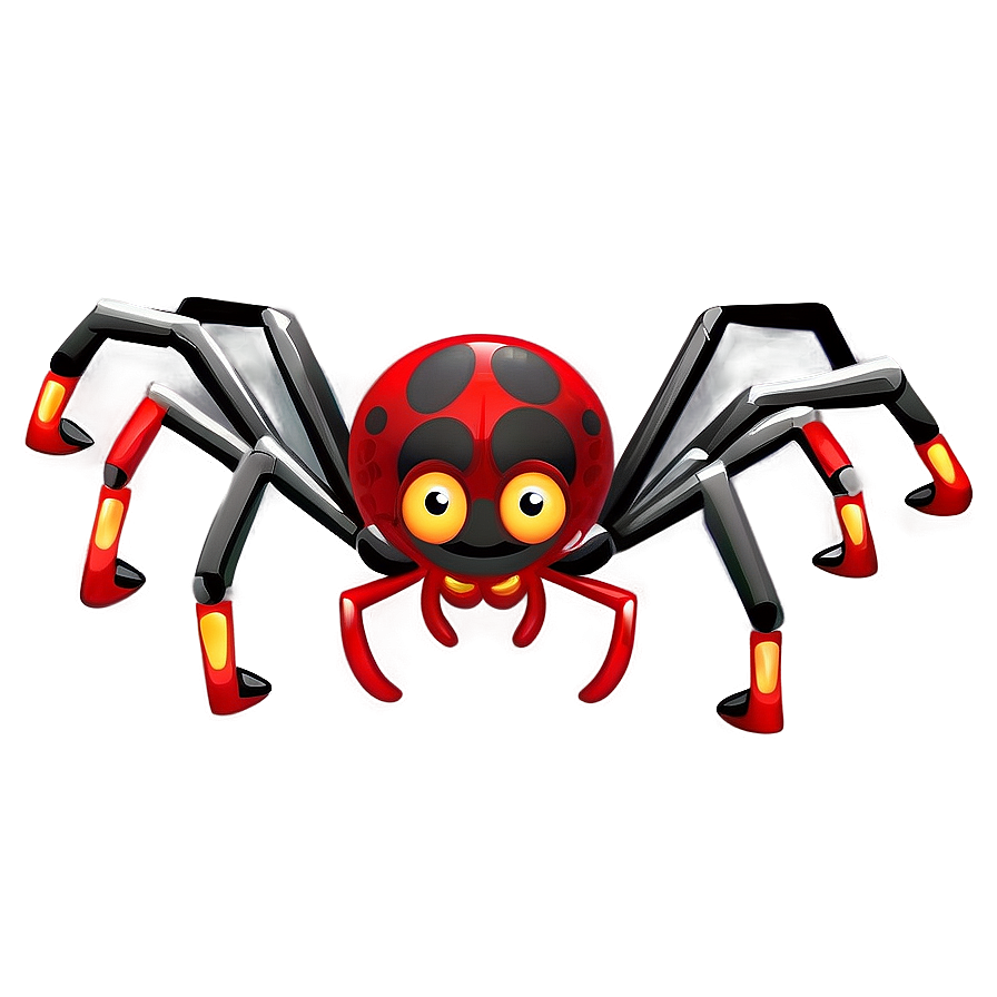 Cartoon Spider Climbing Png 55