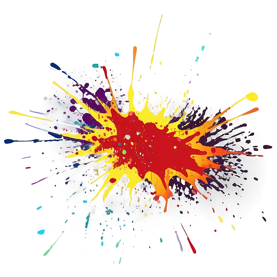 Cartoon Splatter Fun Png 05042024