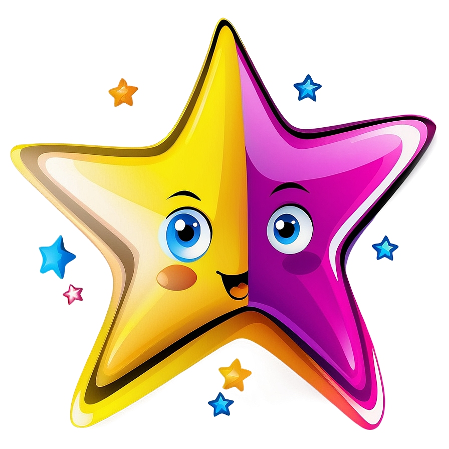 Cartoon Star Clipart Png Dtu78