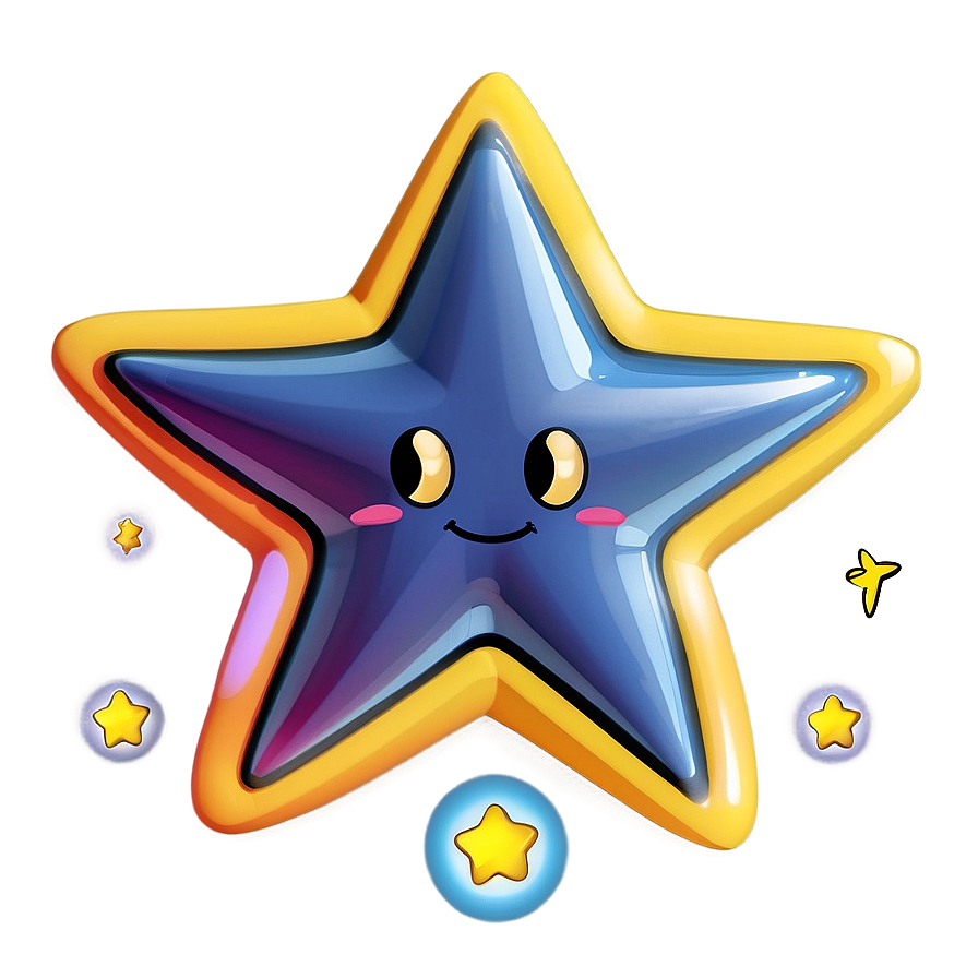 Cartoon Star Emoji Png Ffd