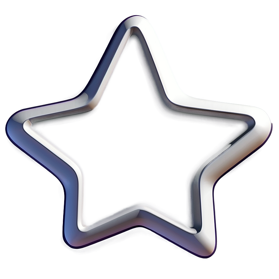 Cartoon Star Outline Png 69