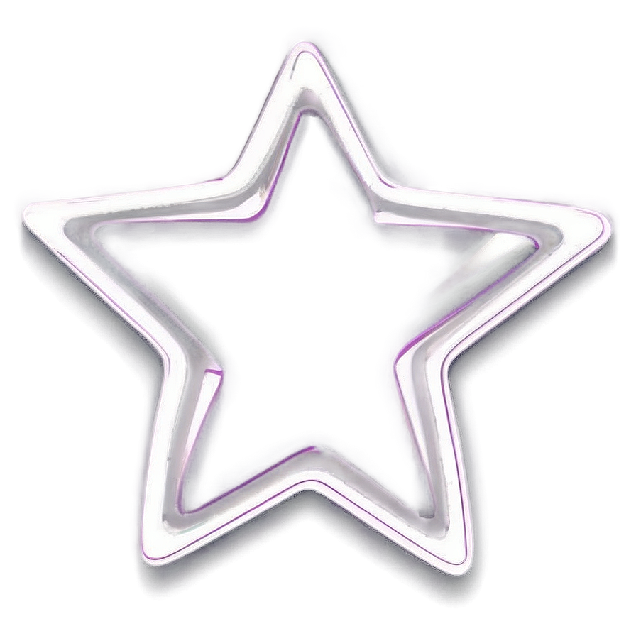 Cartoon Star Outline Png Gqc25