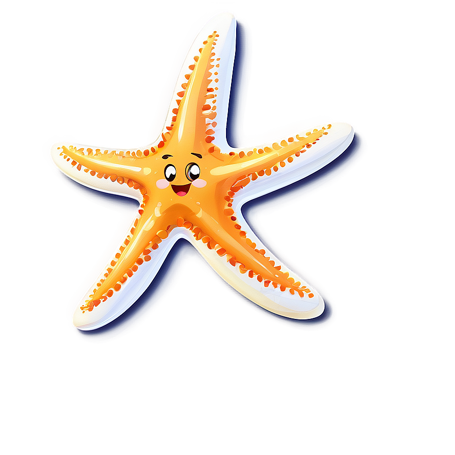 Cartoon Starfish Character Png Cee